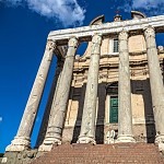 Temple of Antoninus and Faustina. 